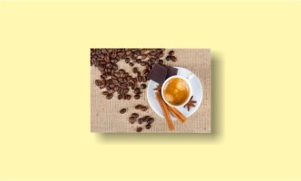мешковина кофе корица шоколад